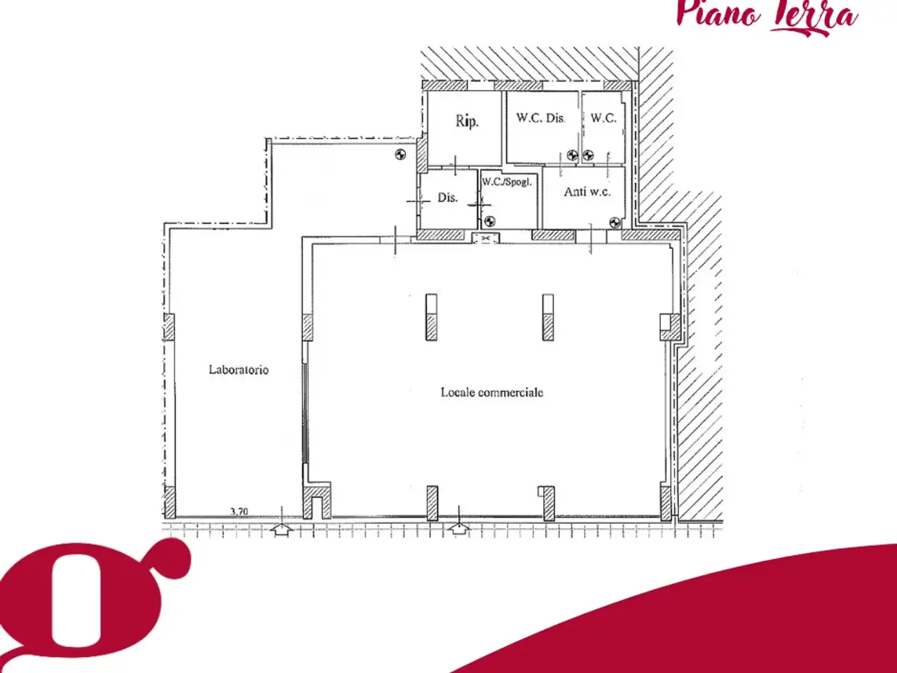 Ristorante in Via Nino Ryolo, Milazzo, {3} - Planimetria 1