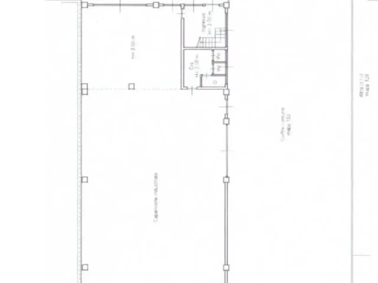 Capannone in Via Enrico Mattei 9, Mesero, {3} - Planimetria 1