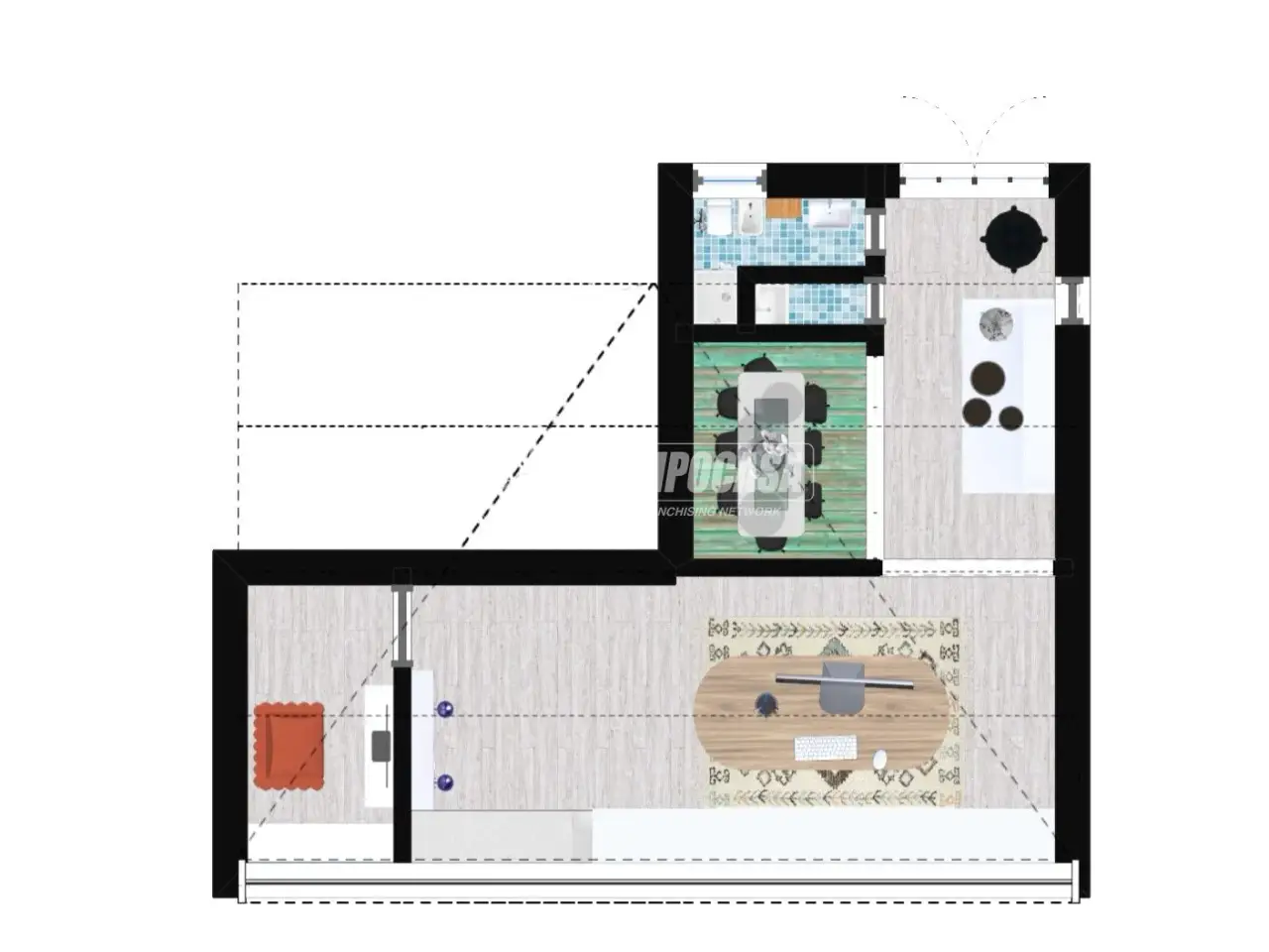 Magazzino in Via Tolmezzo, Milano, {3} - Planimetria 1