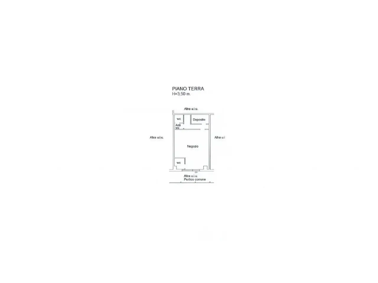 Negozio in Via Savena Superiore, N. 19, Minerbio, {3} - Planimetria 1