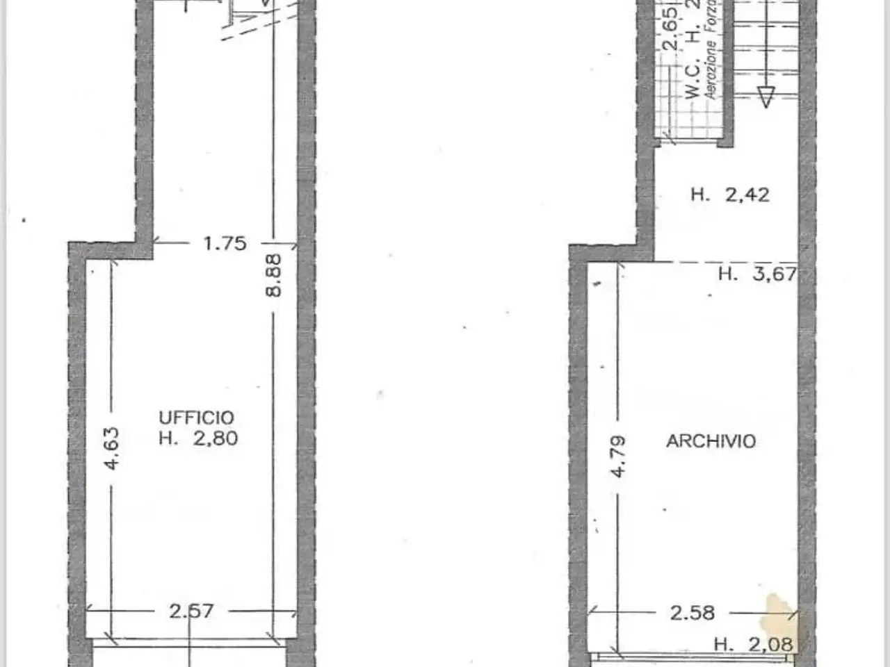 Negozio in Via delle Azalee 27, Camaiore, {3} - Planimetria 1