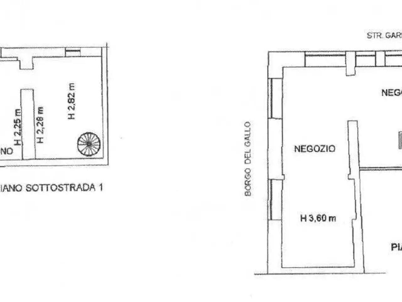 Negozio in Strada Giuseppe Garibaldi, Parma, {3} - Planimetria 1