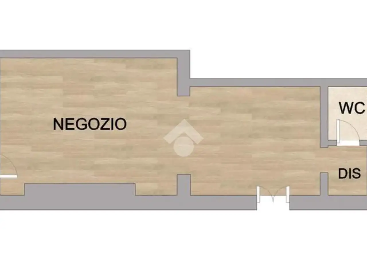 Negozio in Viale Certosa 290, Milano, {3} - Planimetria 1