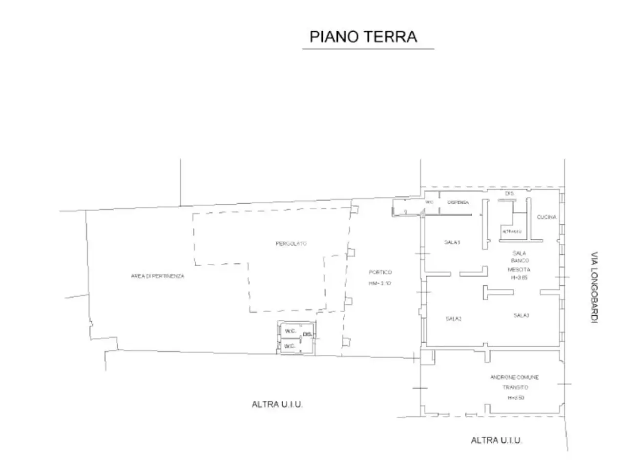 Negozio in Via Longobardi 25, Offanengo, {3} - Planimetria 1