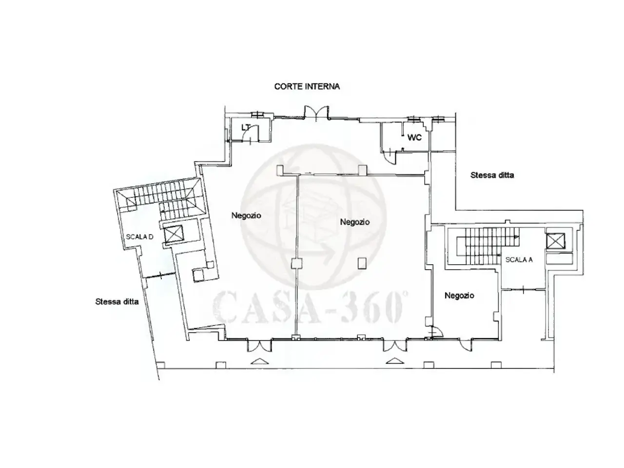 Negozio in Via del Rivo, 100, Terni, {3} - Planimetria 1