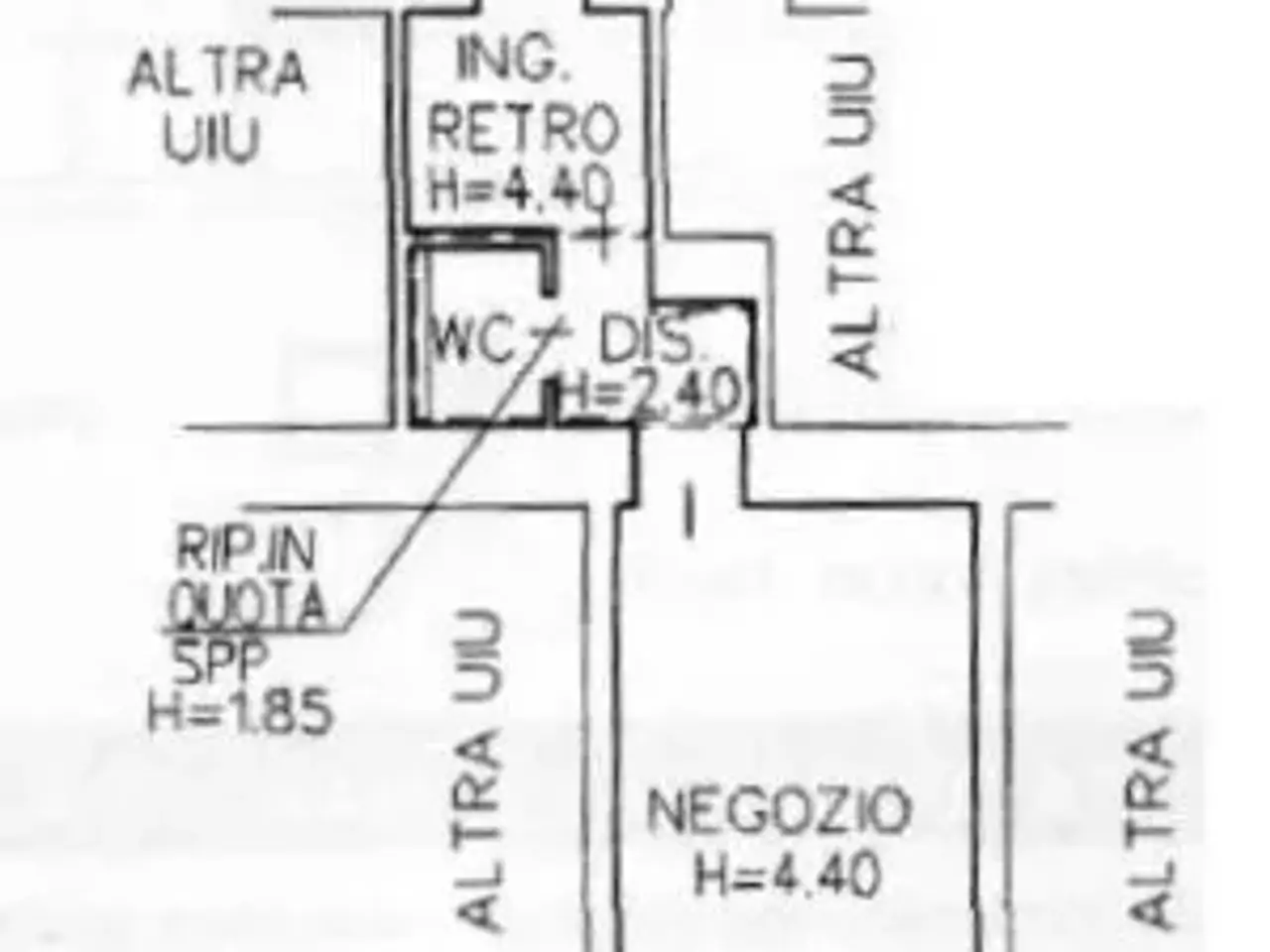 Negozio in Via Niccolò Paganini 2, Milano, {3} - Planimetria 1