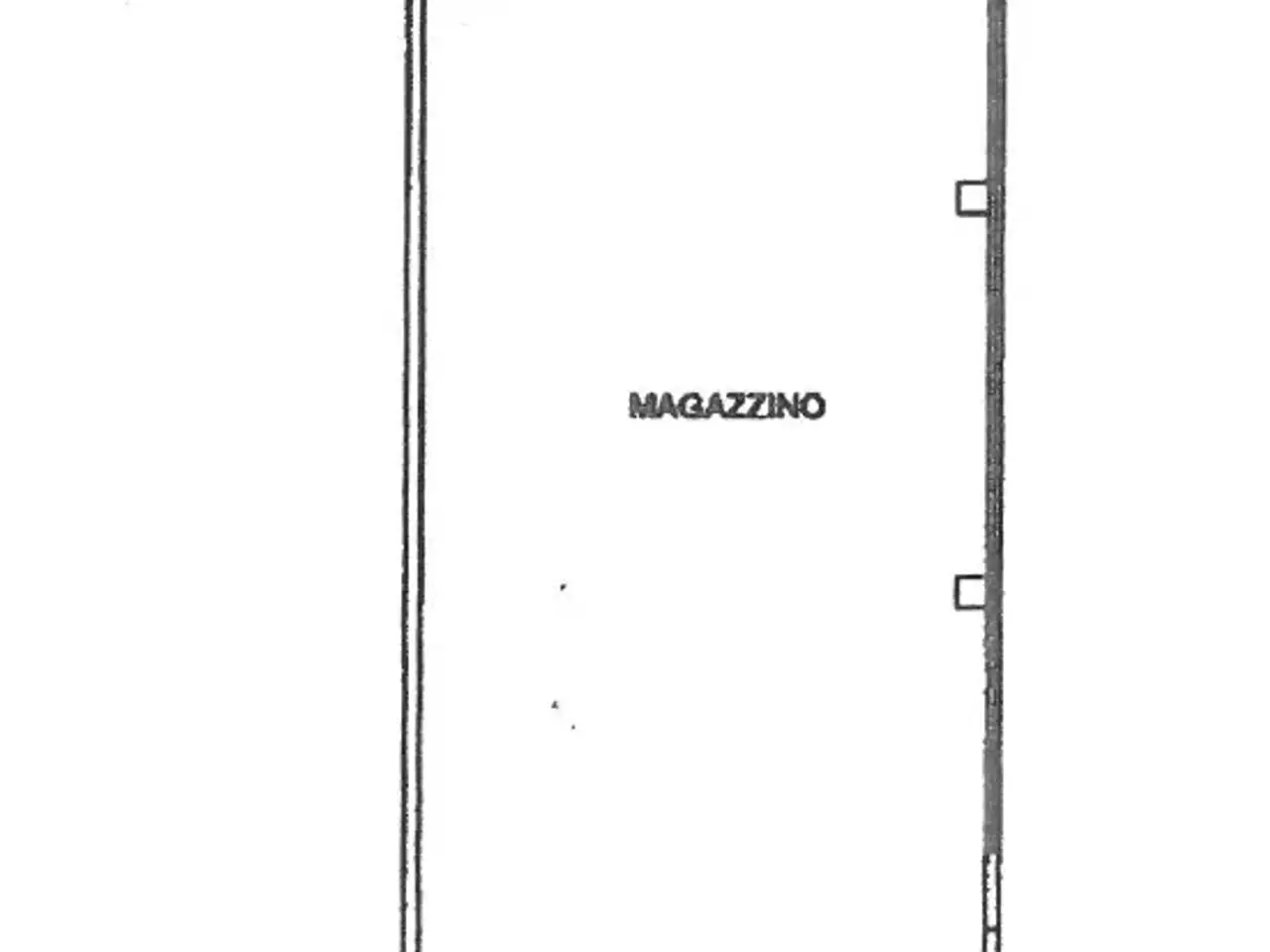 Magazzino in , Rimini, {3} - Planimetria 1