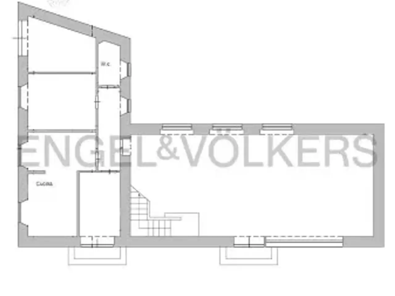 Negozio in Via dei Campi di Annibale, Grottaferrata, {3} - Planimetria 1