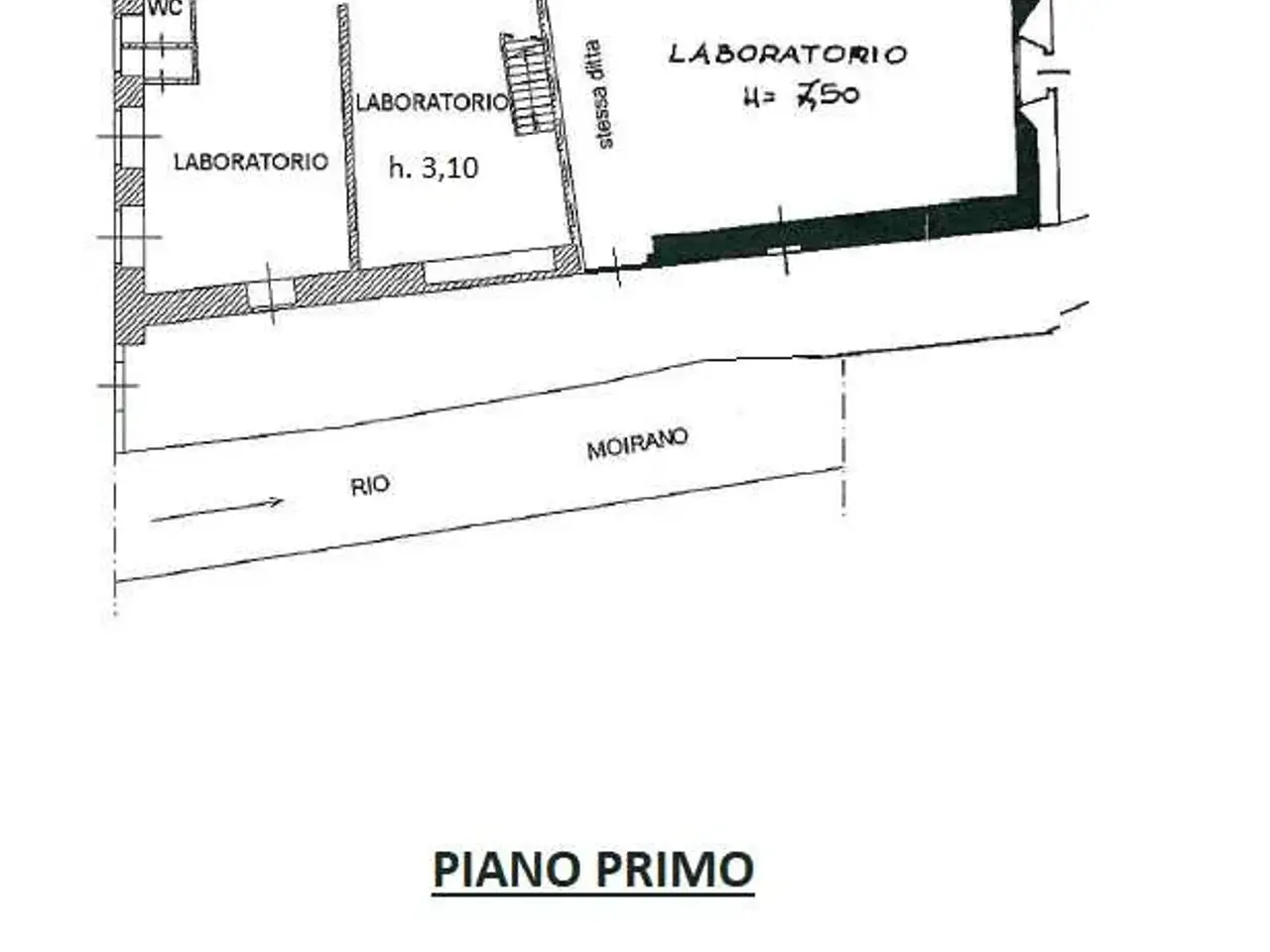 Palazzina commerciale in Via Molino Colombini 19, Pinerolo, {3} - Planimetria 1