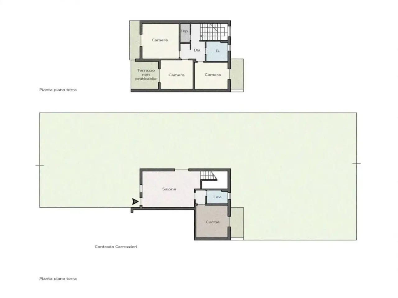 Villa bifamiliare in vendita, Via del Pellicano 11, Siracusa - Planimetria 1
