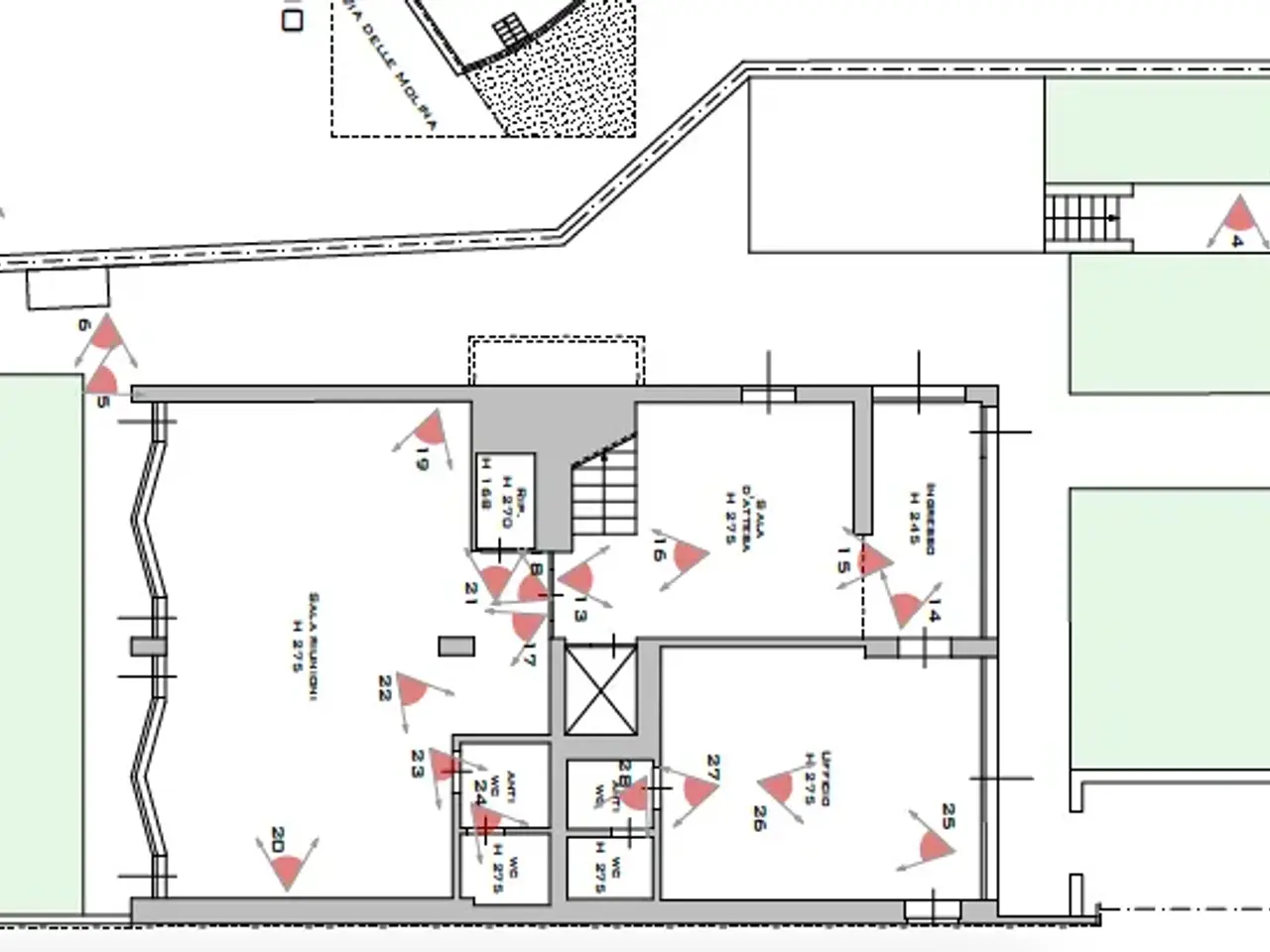 Ufficio in Via delle Molina 67, Pescia, {3} - Planimetria 1