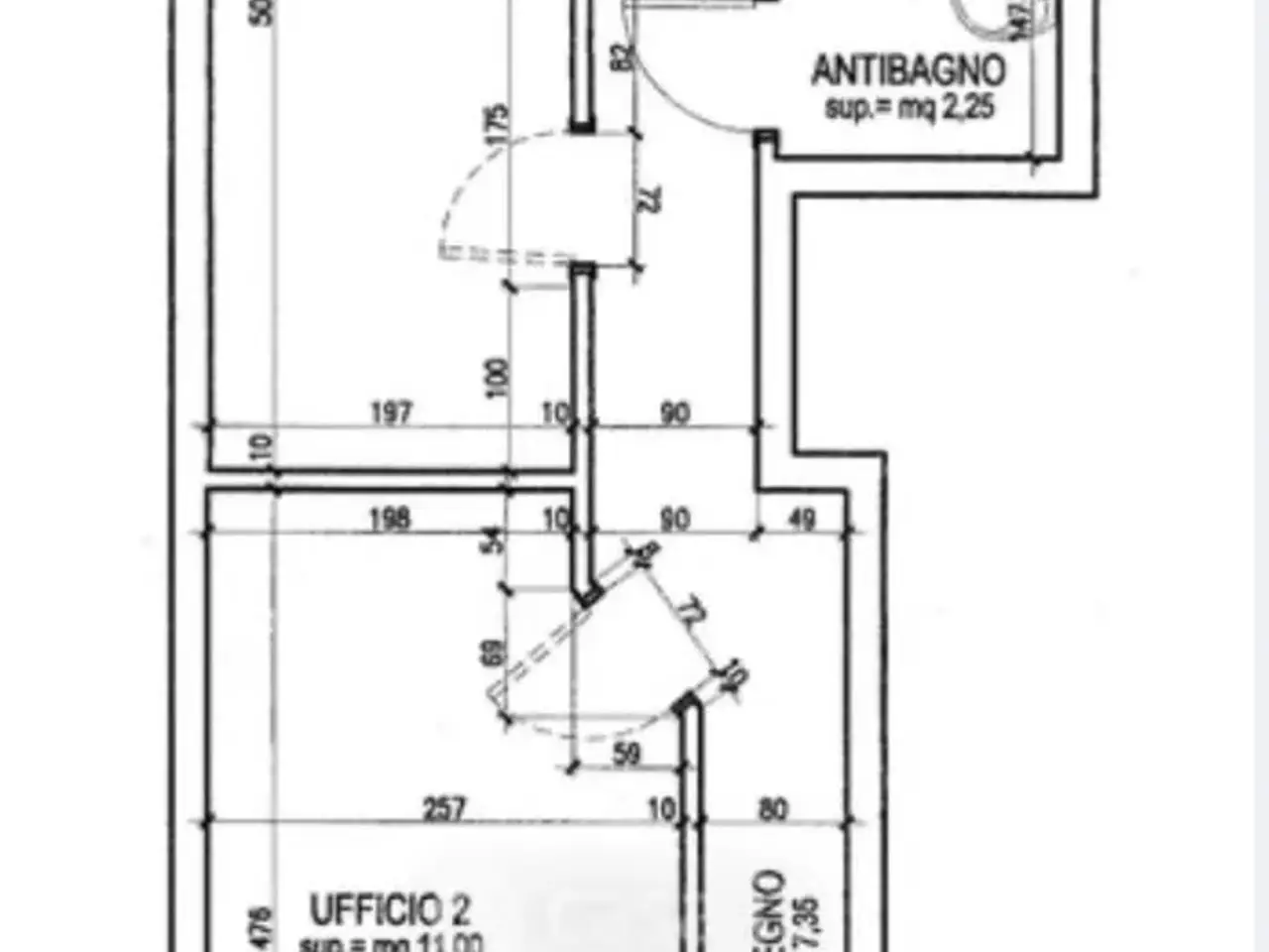 Ufficio in Via Aurelia 100, Sarzana, {3} - Planimetria 1