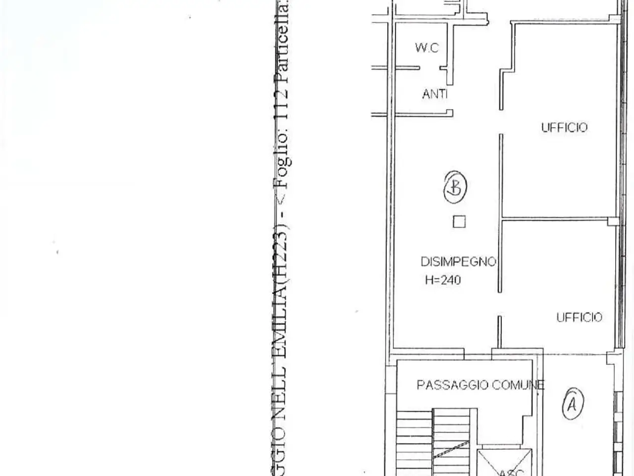 Ufficio in Via Alberto Pansa, Reggio Emilia, {3} - Planimetria 1