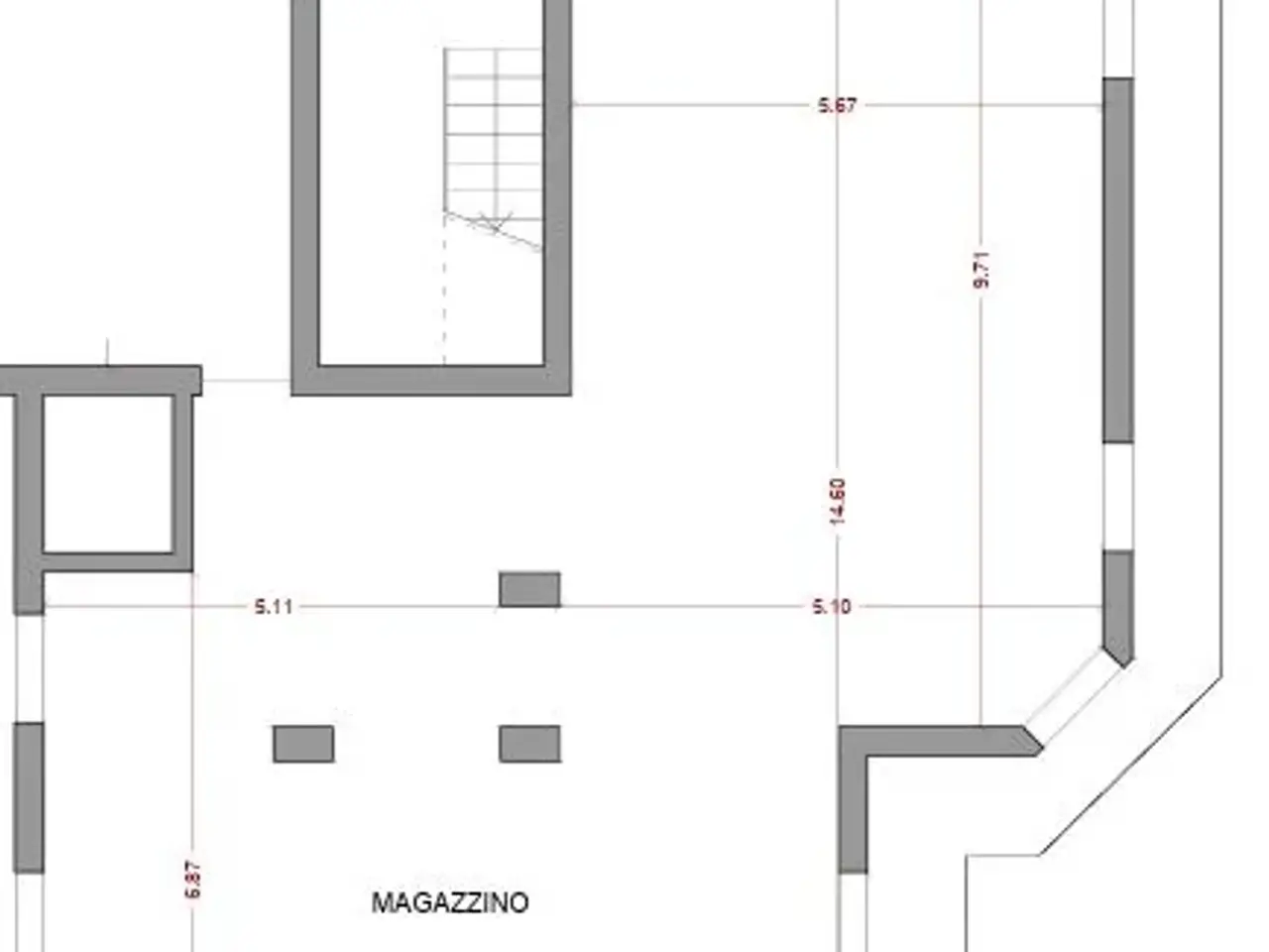 Magazzino in Via Palmanova 213/a, Milano, {3} - Planimetria 1