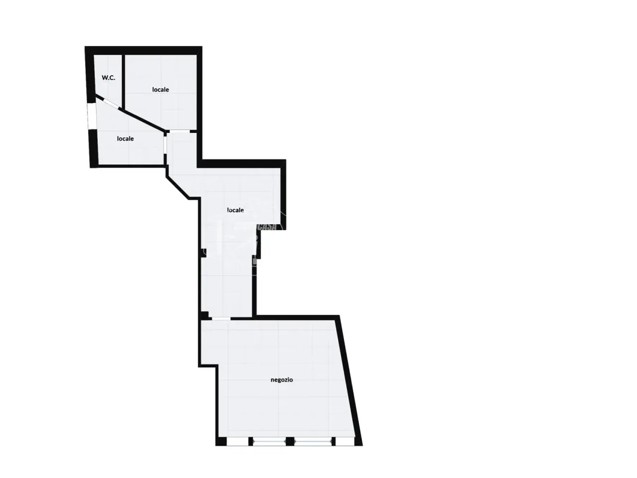 Negozio in Via Frangi 15, Villa Guardia, {3} - Planimetria 1