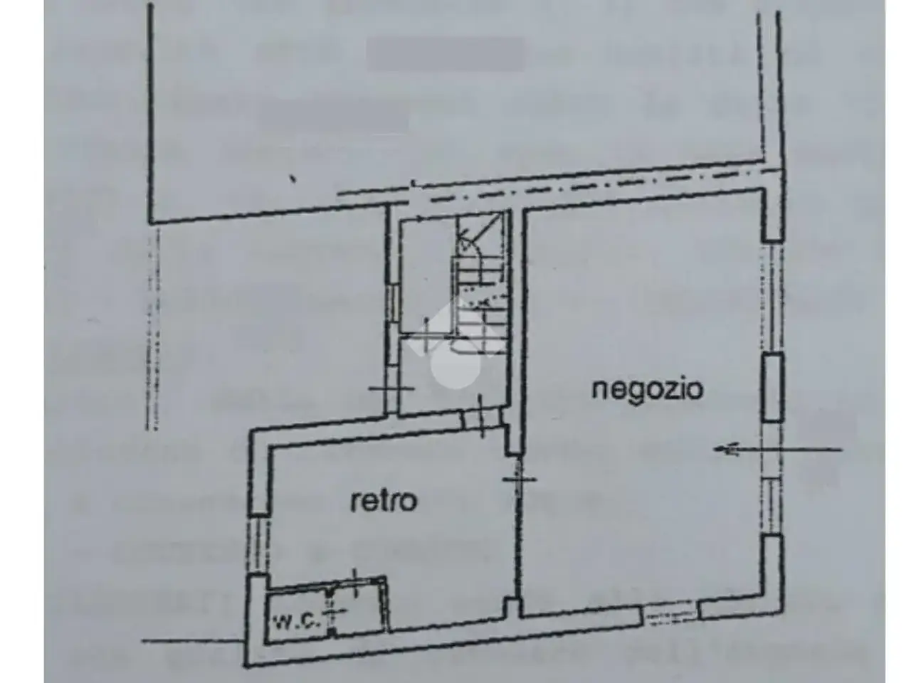Negozio in Piazza Papa Giovanni XXIII, Osio Sotto, {3} - Planimetria 1