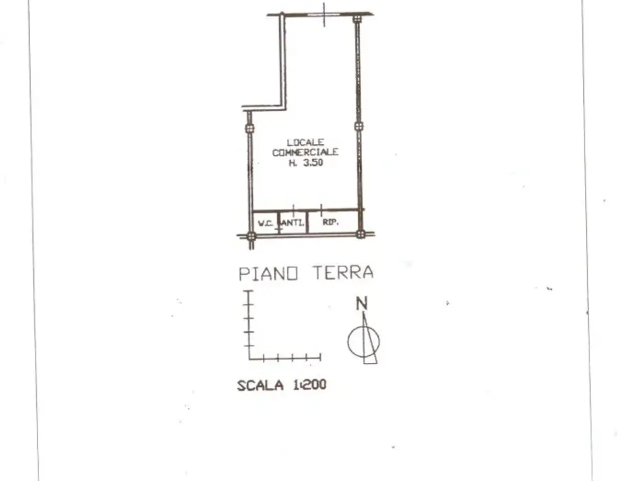 Esercizio commerciale in Via Cesana 85, Vicopisano, {3} - Planimetria 1