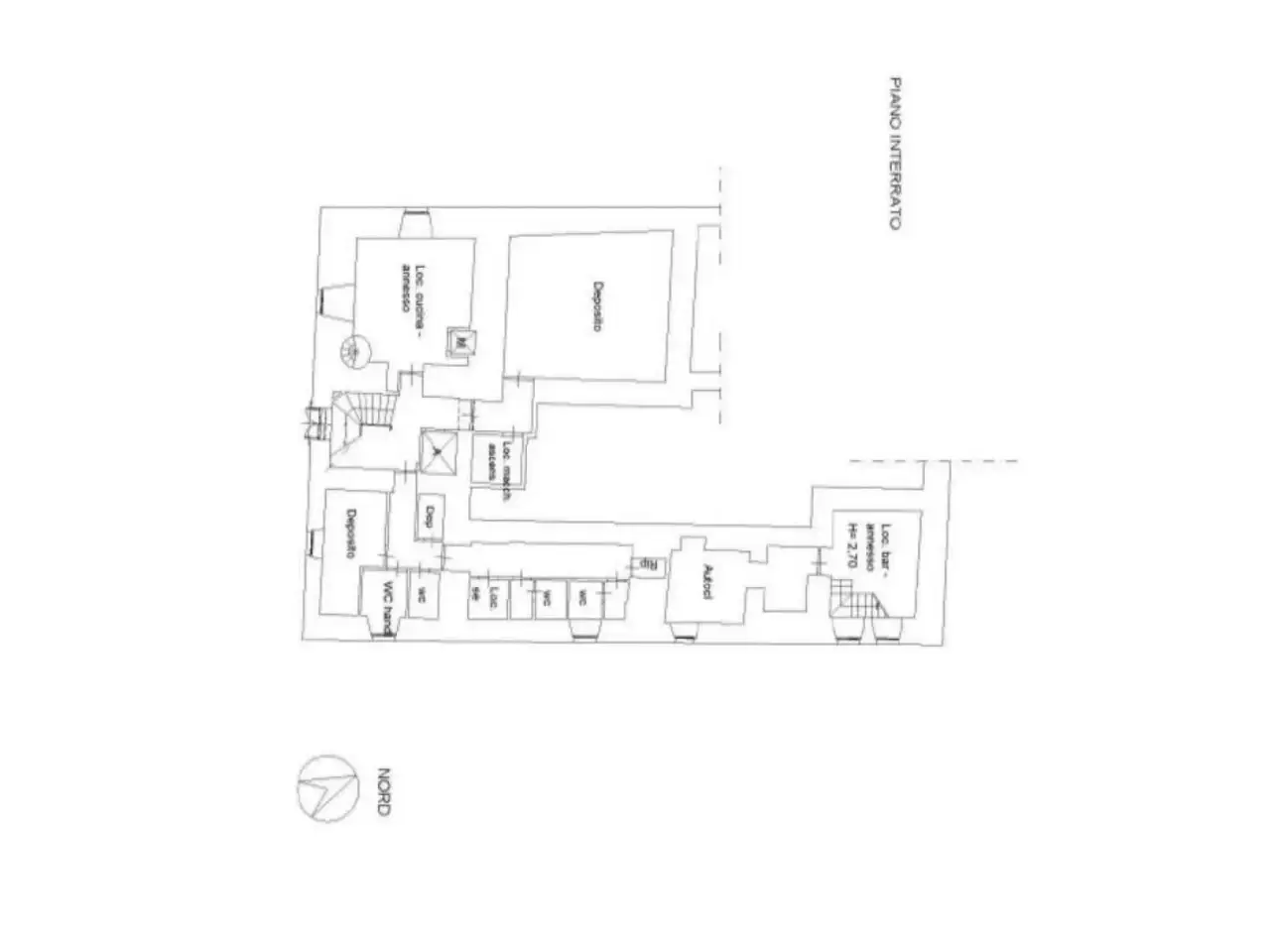 Albergo in Largo Silvestro dell'Aquila 4, L'Aquila, {3} - Planimetria 1