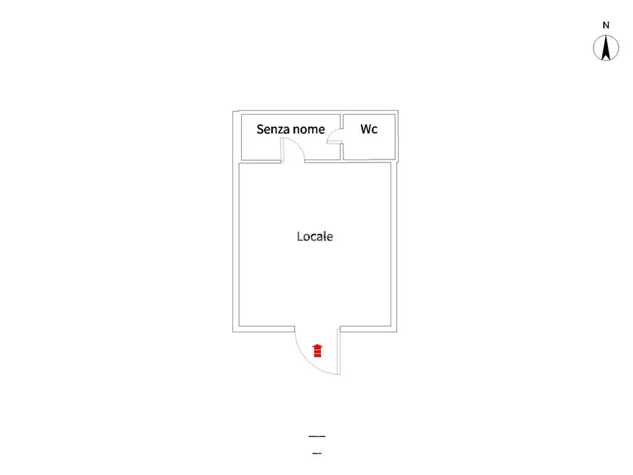 Negozio in Via Antonio Gramsci 12, Torre Del Greco, {3} - Planimetria 1