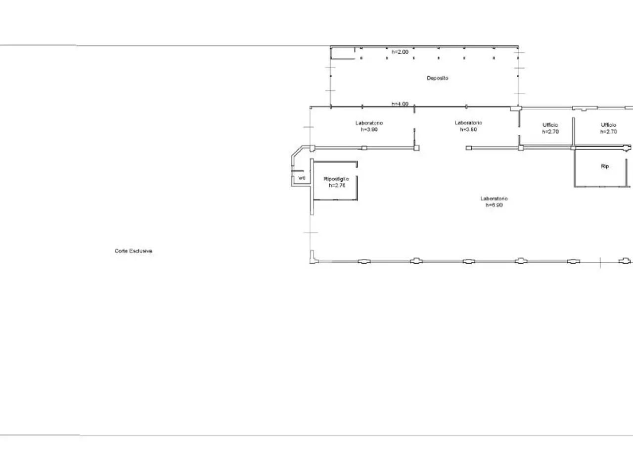 Capannone in Via Ca' Sentieri 30, Zevio, {3} - Planimetria 1