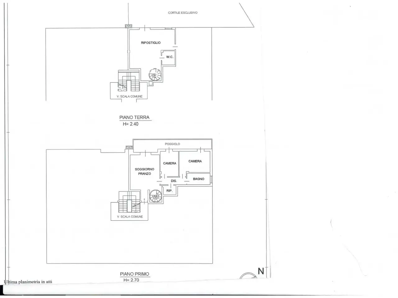 Quadrilocale in Via Donatello, Albignasego - Planimetria 1