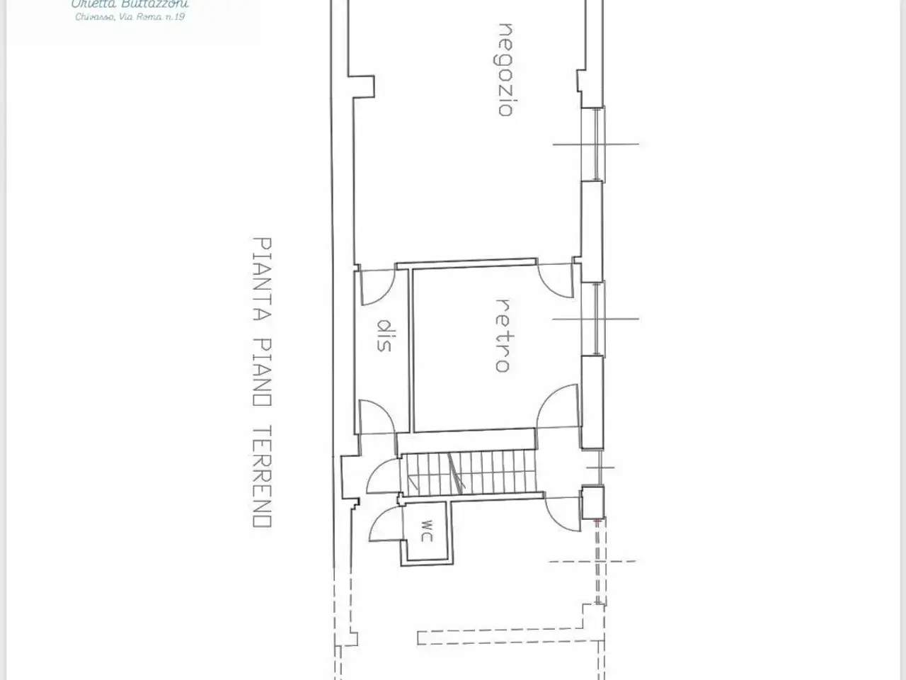 Esercizio commerciale in Piazza Assunta, Chivasso, {3} - Planimetria 1