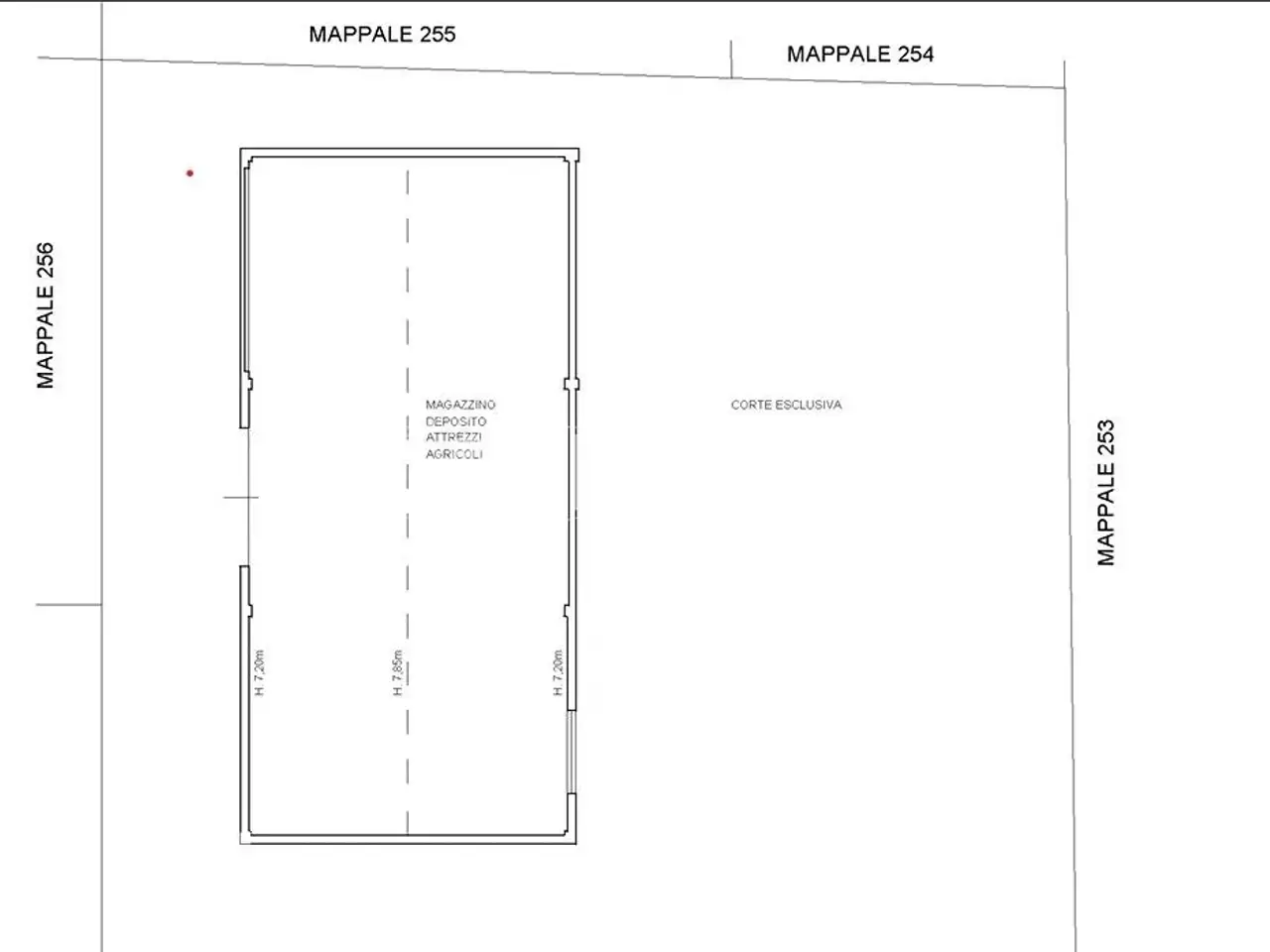 Capannone in Via Visita, Budrio, {3} - Planimetria 1