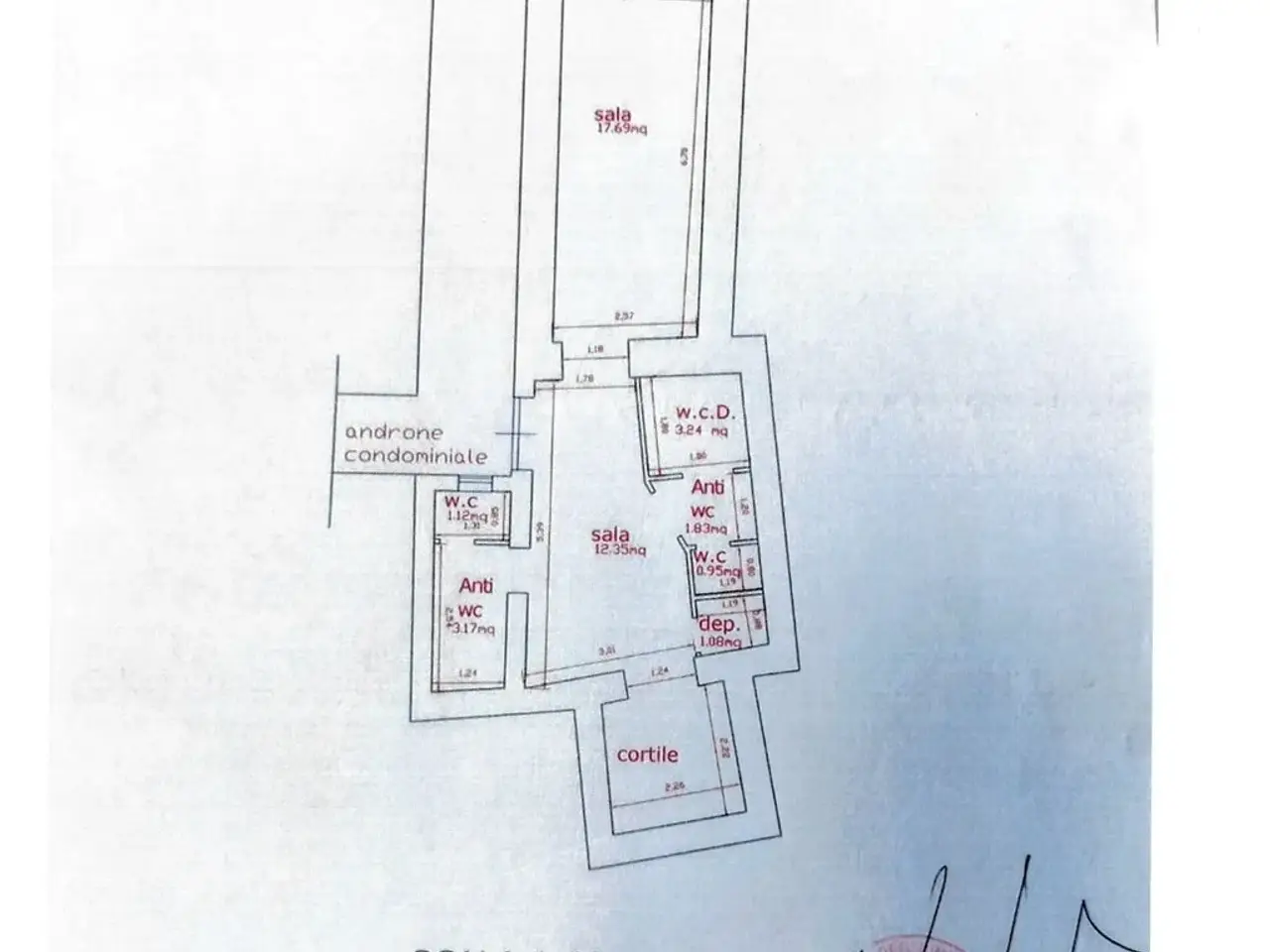Negozio in Via Materassai, Palermo, {3} - Planimetria 1
