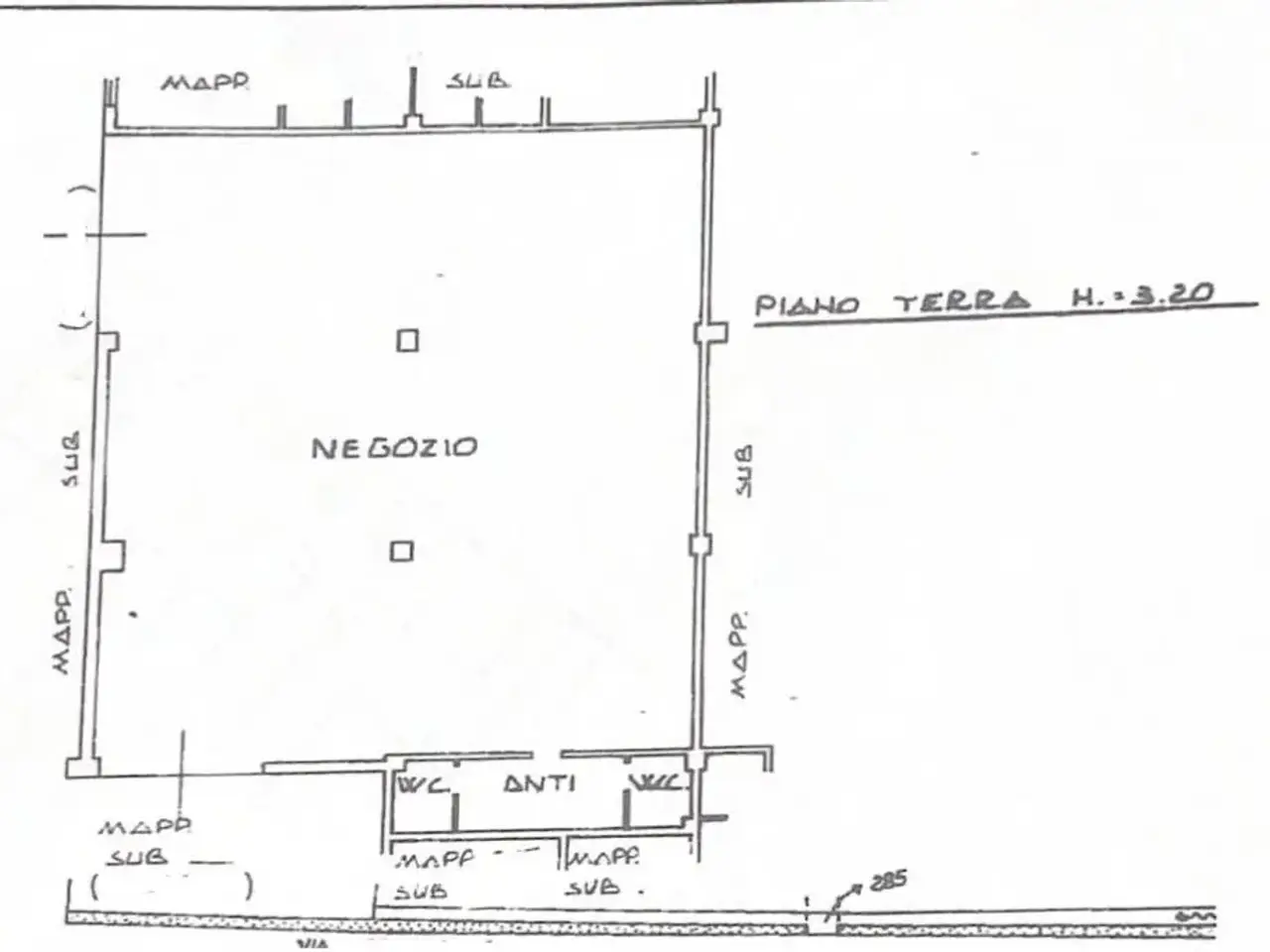 Ufficio in Via Brigata Reggio 1, Reggio Emilia, {3} - Planimetria 1