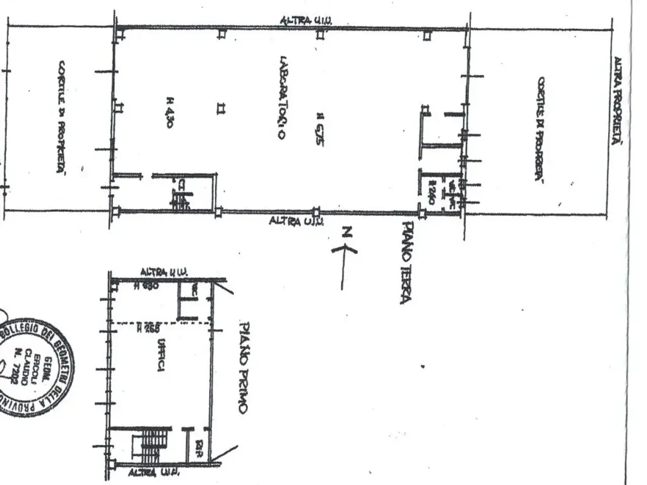 Capannone in Via Darwin, Settimo Milanese, {3} - Planimetria 1