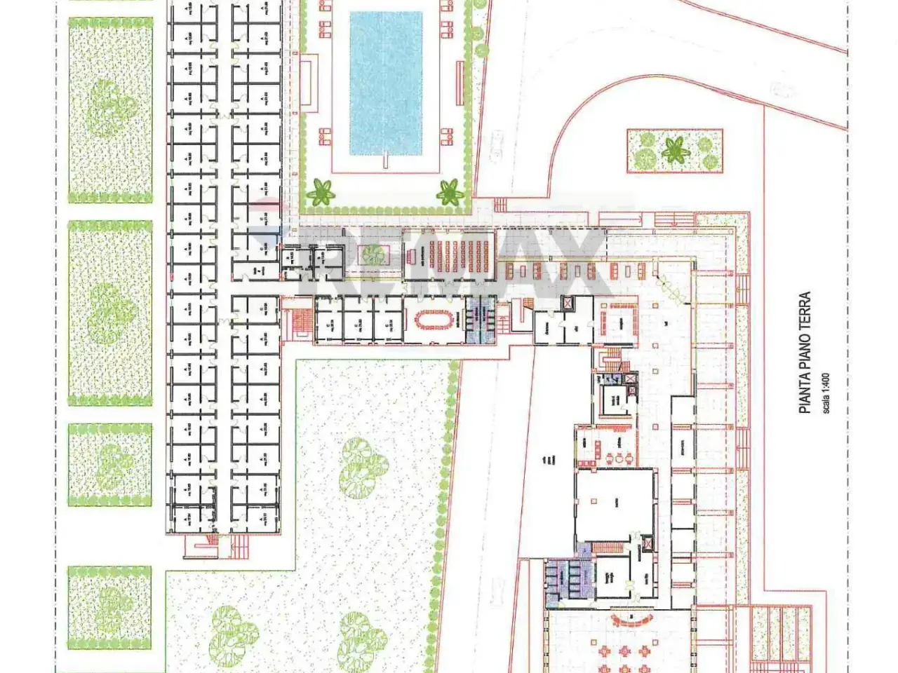 Albergo in C.da Monachella  Ss 115 Snc, Ragusa, {3} - Planimetria 1