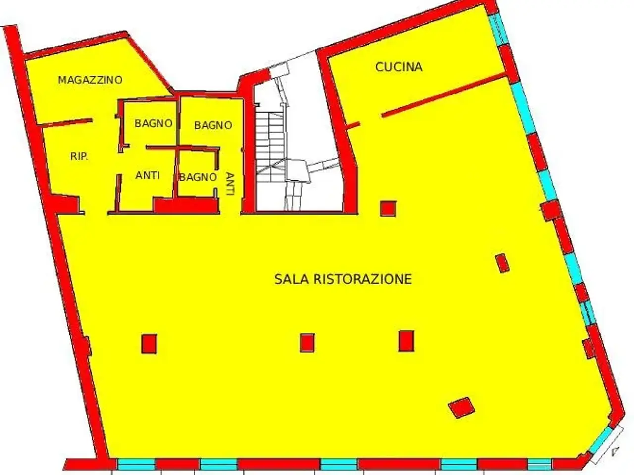 Negozio in Piazza della Chiesa 1, Verona, {3} - Planimetria 1