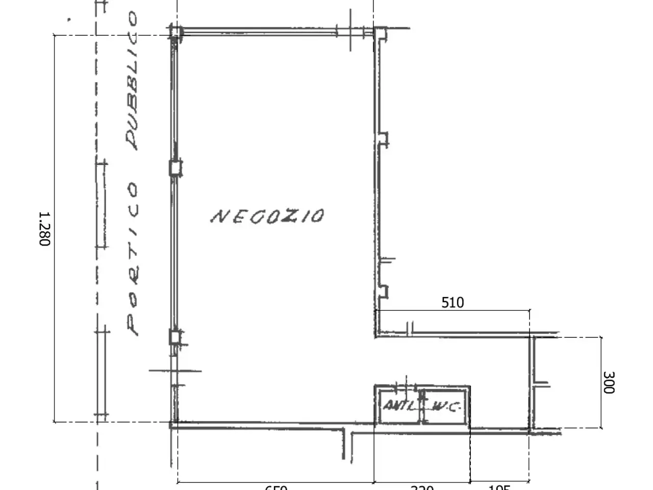 Negozio in Via della Provvidenza, Rubano, {3} - Planimetria 1