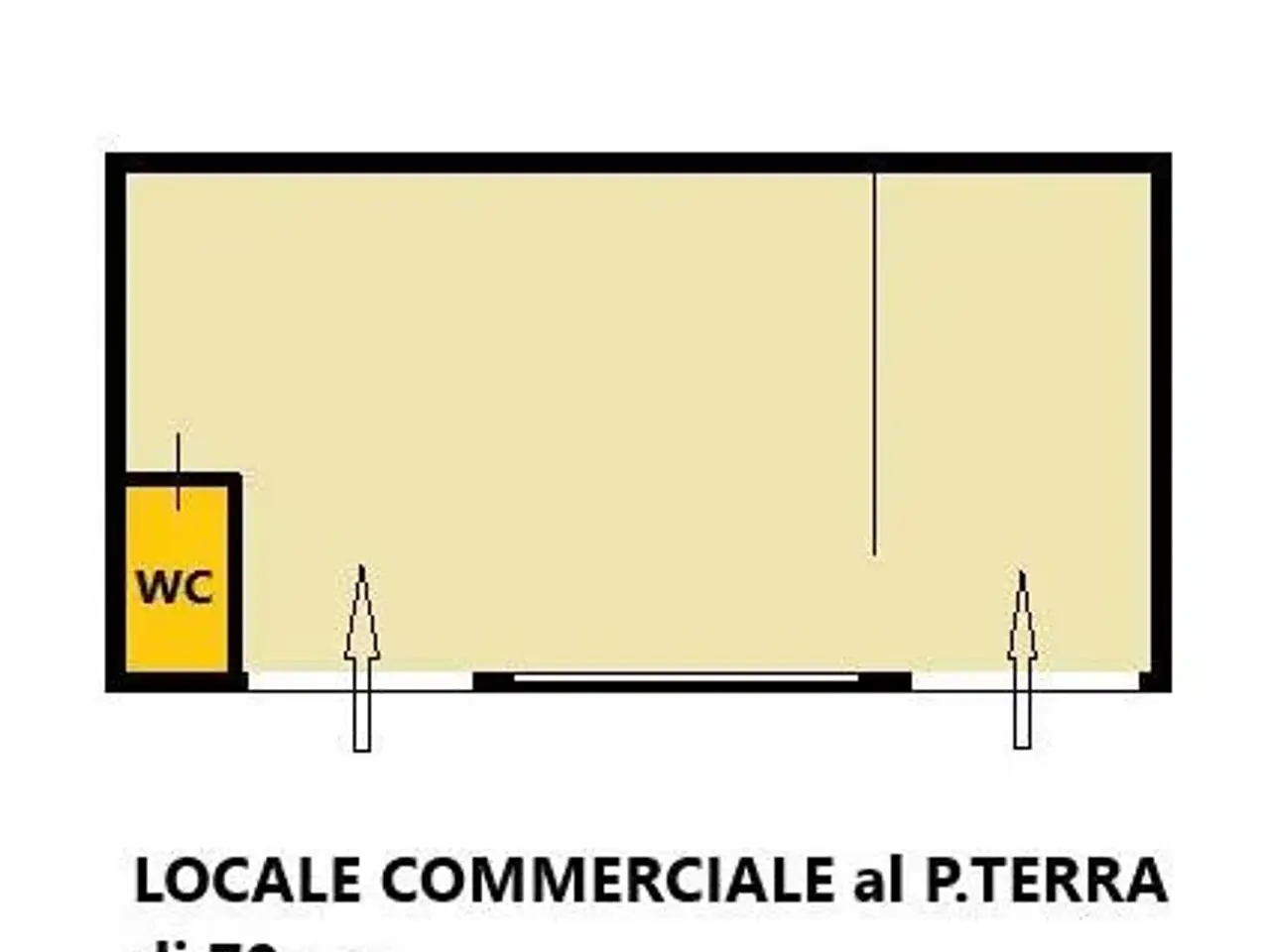Negozio in Via Avv. Enrico De Nicola 23, Trani, {3} - Planimetria 1