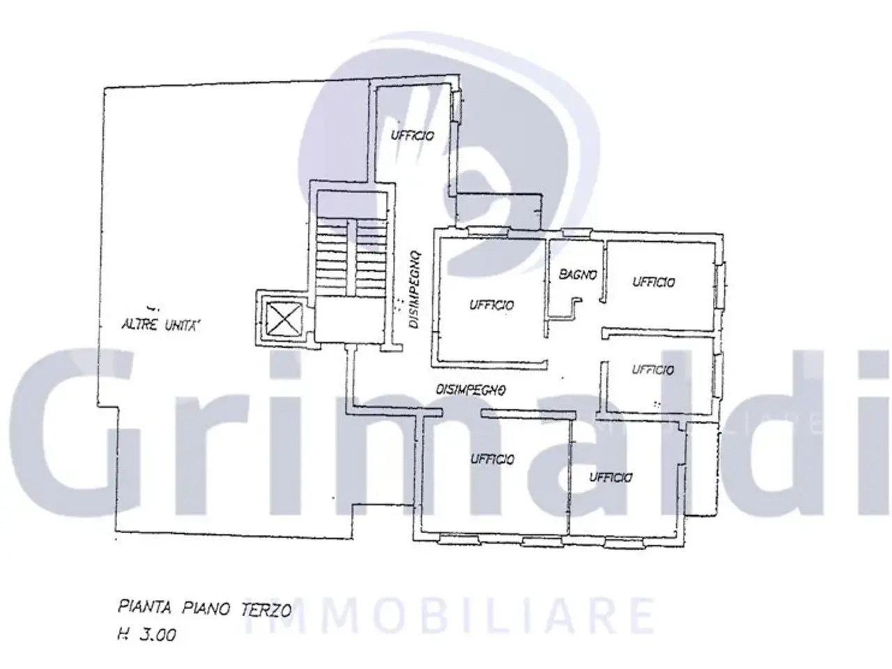 Ufficio in Via Carlo Rezzonico, Padova, {3} - Planimetria 1