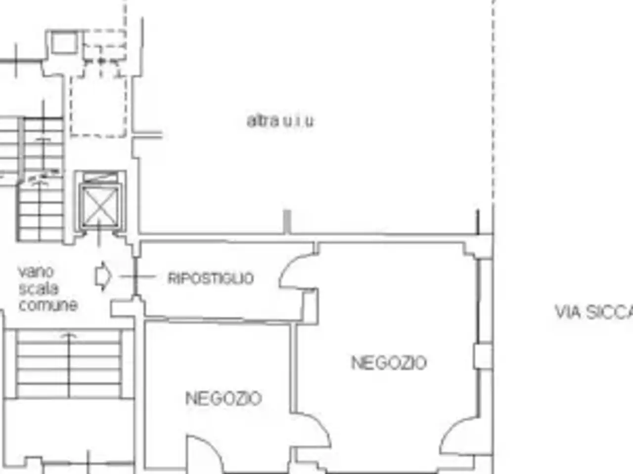 Negozio in Via Asilo 10, Cavallermaggiore, {3} - Planimetria 1
