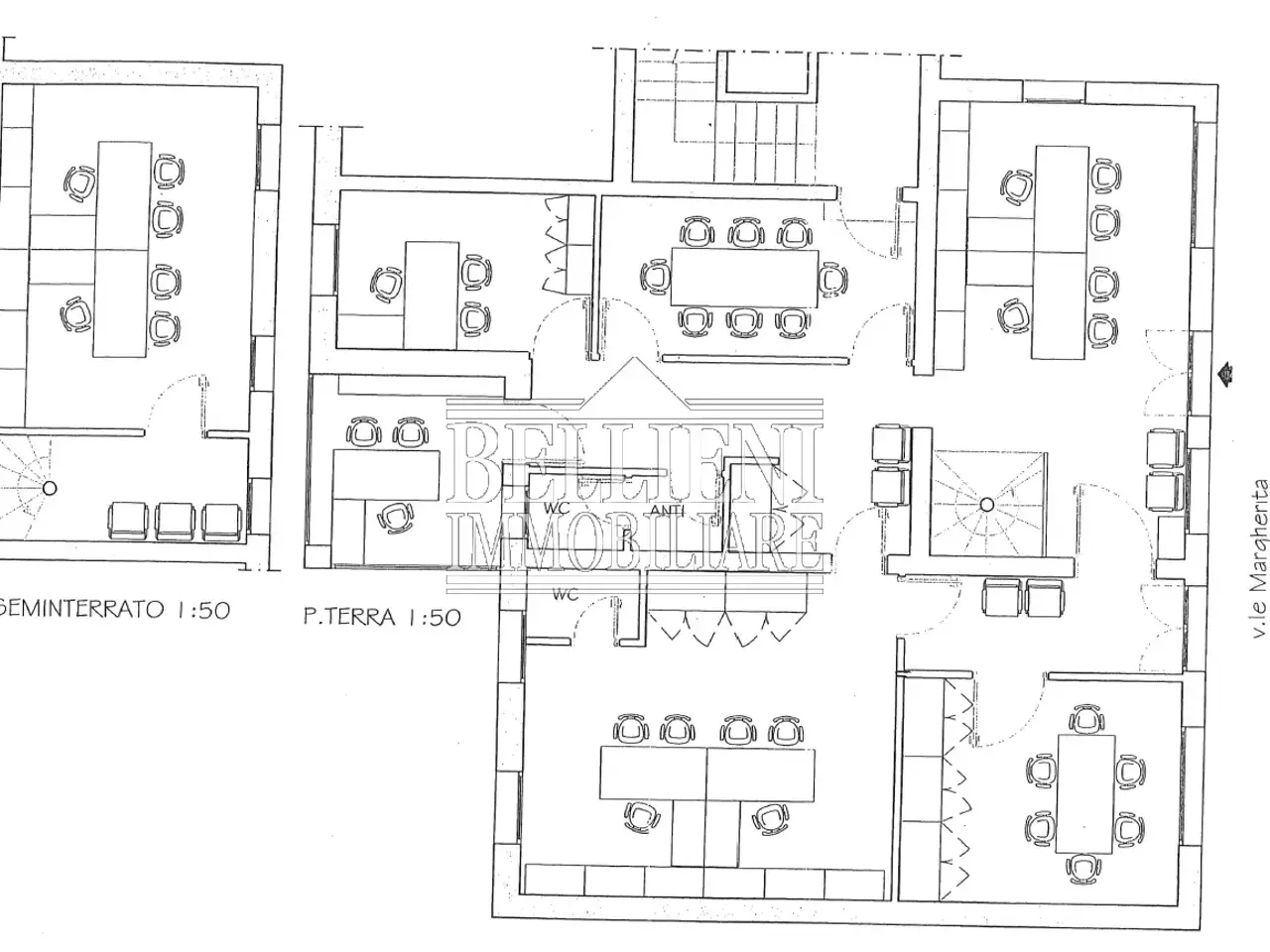 Ufficio in Viale Margherita, 113, Vicenza, {3} - Planimetria 1