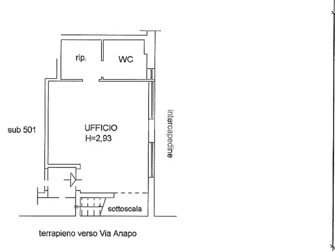 Ufficio in Via Anapo 20, Roma, {3} - Planimetria 1