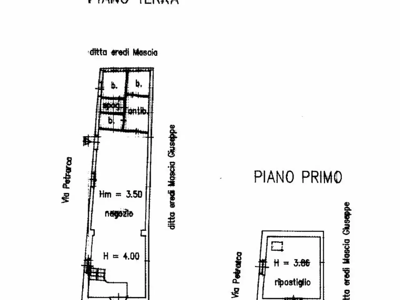 Negozio in Via Petrarca, Serramanna, {3} - Planimetria 1