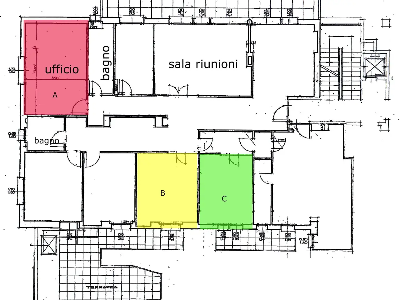 Ufficio in , Bologna, {3} - Planimetria 1