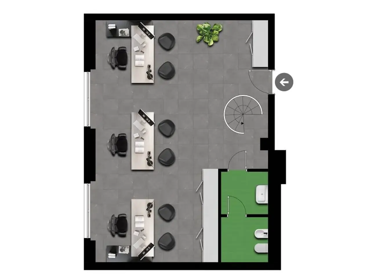 Ufficio in Via Matteotti, Villasanta, {3} - Planimetria 1