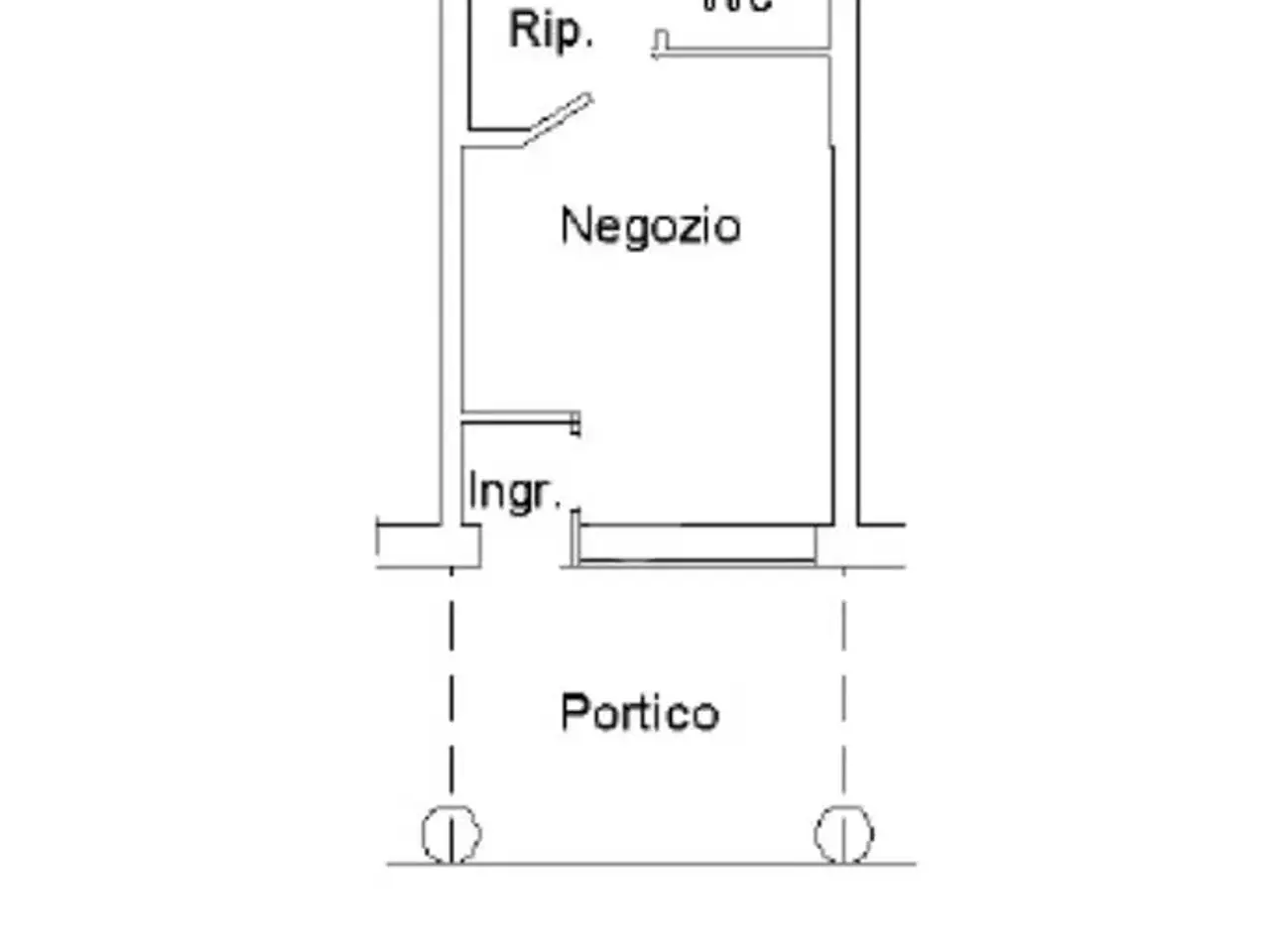 Negozio in Piazza Vittorio Emanuele 19, Sandrigo, {3} - Planimetria 1