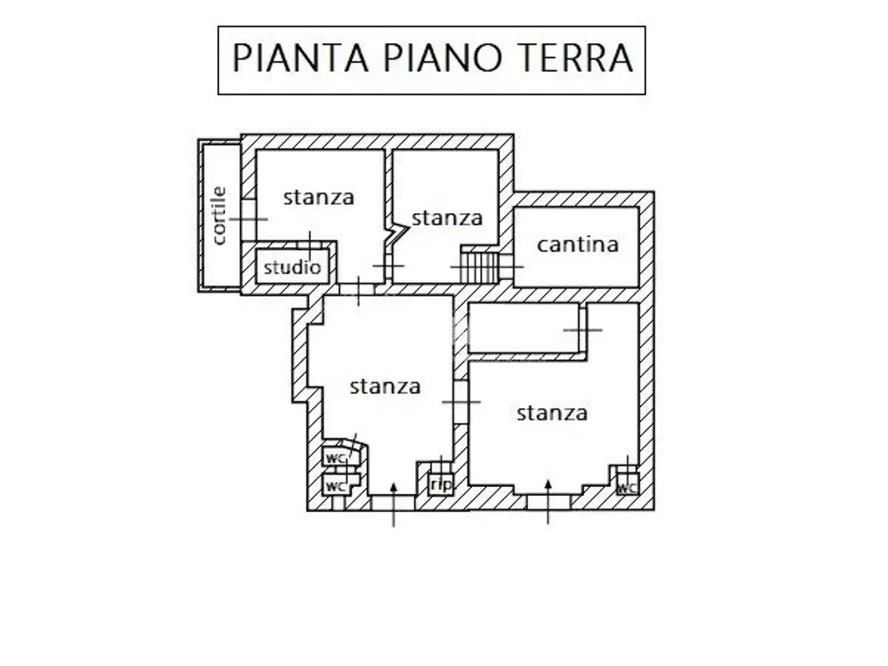 Negozio in Via Giuseppe Mazzini, Gioia Del Colle, {3} - Planimetria 1