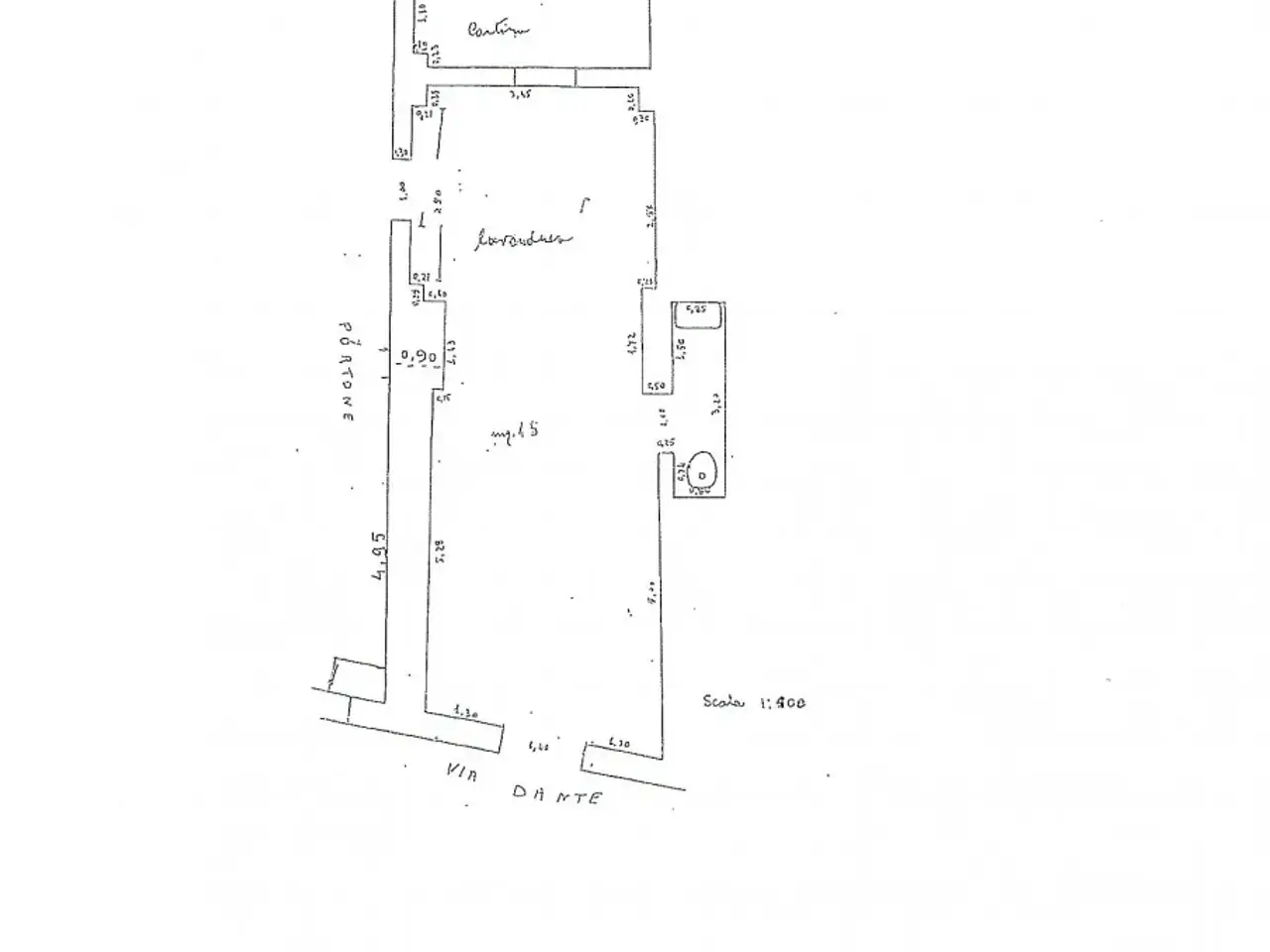 Negozio in Via Dante Alighieri, San Cesario Di Lecce, {3} - Planimetria 1