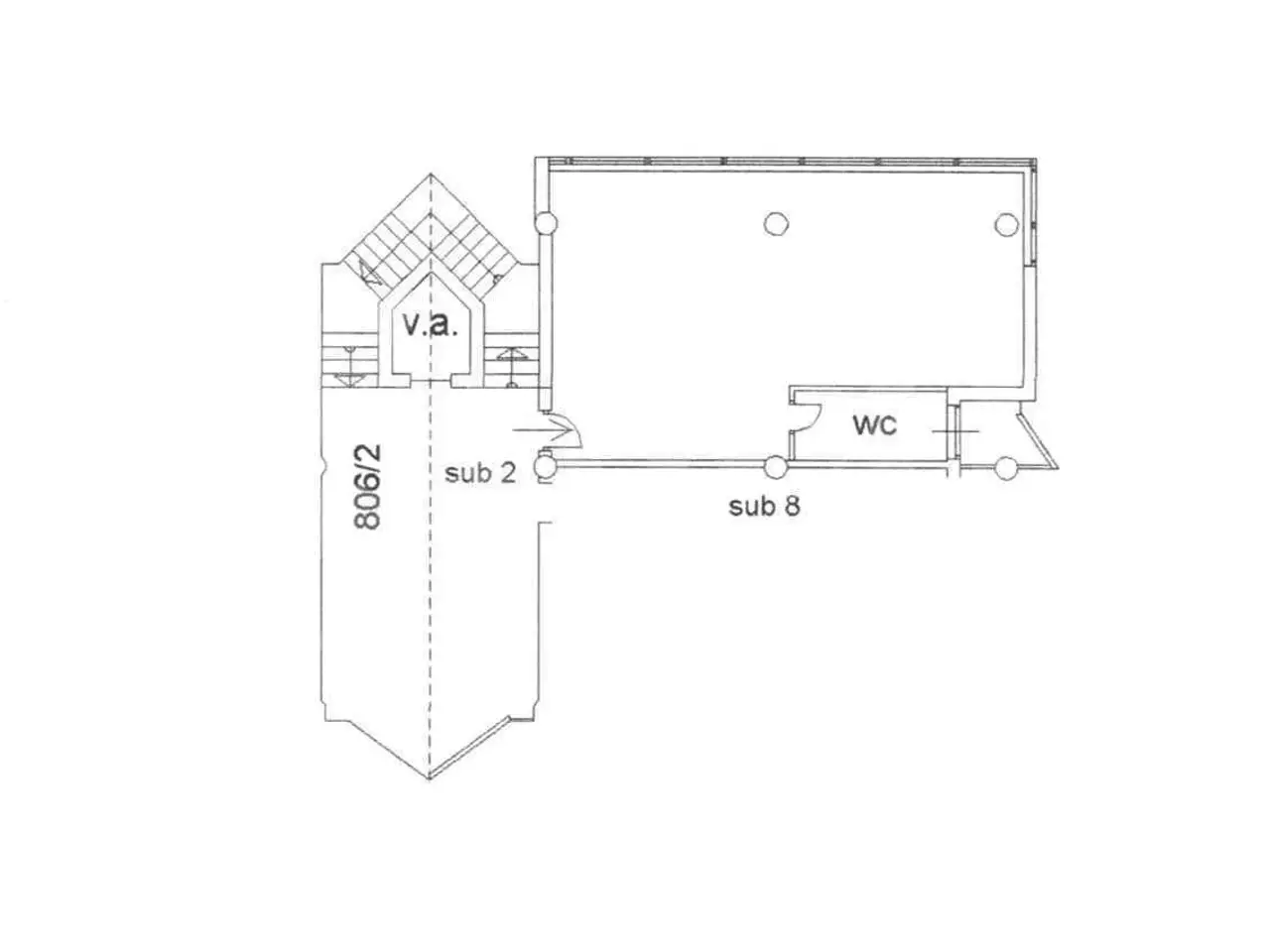 Ufficio in Via Verdi 120, Rende, {3} - Planimetria 1