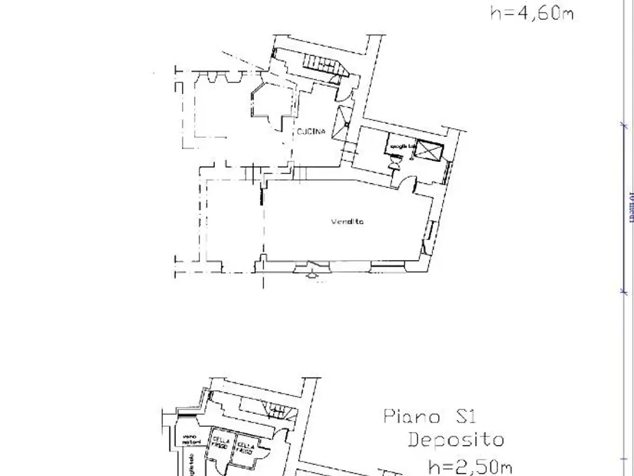 Negozio in Viale Giulio Cesare, Roma, {3} - Planimetria 1
