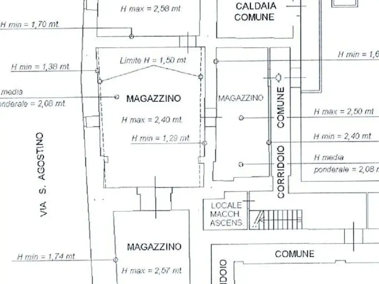 Magazzino in Via Roma 14, Pavia, {3} - Planimetria 1