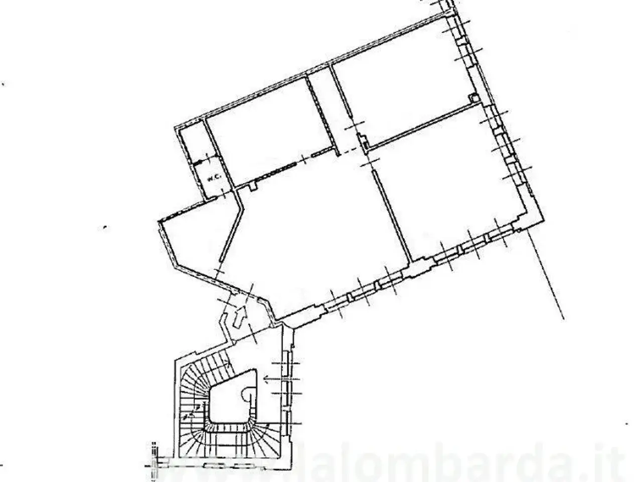 Ufficio in Via Pasquale Paoli 3, Como, {3} - Planimetria 1