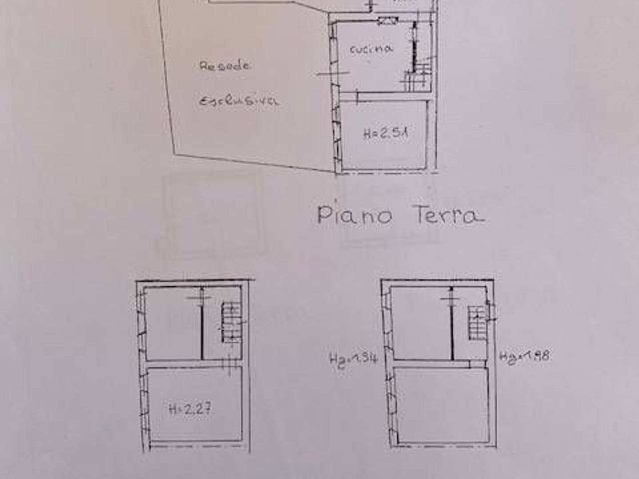 Rustico in vendita, Via Santa Maria del Giudice, Lucca - Planimetria 1