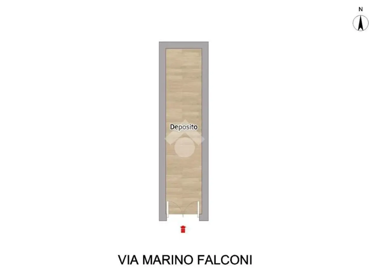 Magazzino in Via M. Falconi 11, San Sebastiano Al Vesuvio, {3} - Planimetria 1
